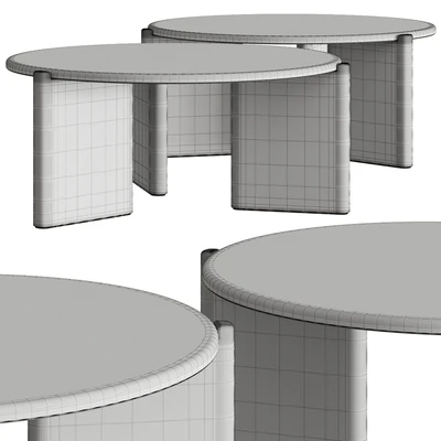 CB2 Santoro Quartz Coffee Tables — Ver 2