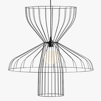 Ligne Roset: long island chair, vilna table, parachute lamp — Ver 3