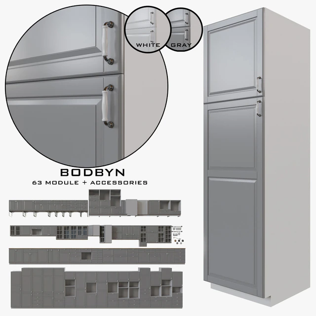 Кухня IKEA BODBYN — Скачать