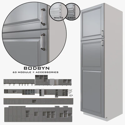 Кухня IKEA BODBYN — Вид 1