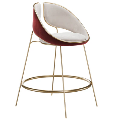 Hyoku Bar Chair Stool by Alma de Luce — View 4