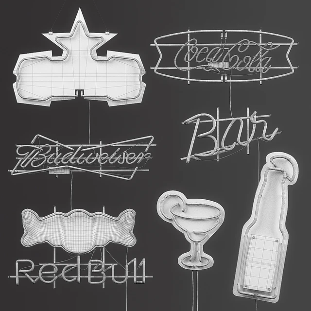 Neon Bar Signs — Скачать