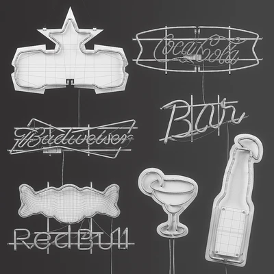 Neon Bar Signs — Вид 3