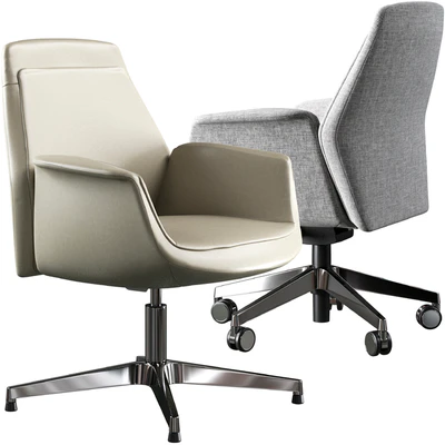 Office chair Poltrona Frau Downtown — Ver 5
