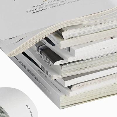 Opened magazines stack set — Ver 4
