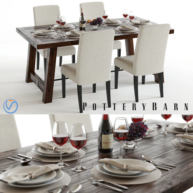 Pottery Barn Benchwright Set — Скачать