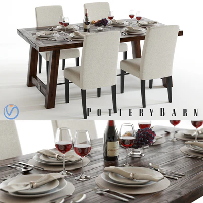 Pottery Barn Benchwright Set — Вид 1