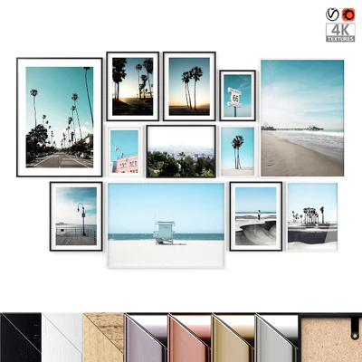 Poster Set "Beach Palms" — Вид 1