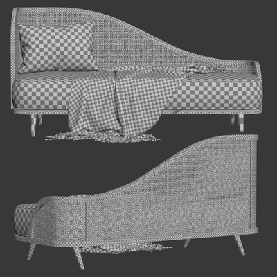 Garden daybed WM / Банкетка из ротанга — Вид 2