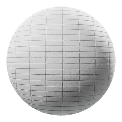 stacked painted brick wall texture white — download