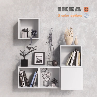 Modular furniture IKEA, accessories and decor set 7 — Ver 1