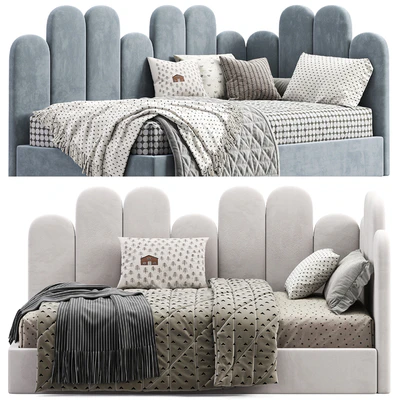 Corner bed Savoyardi kids — Ver 4
