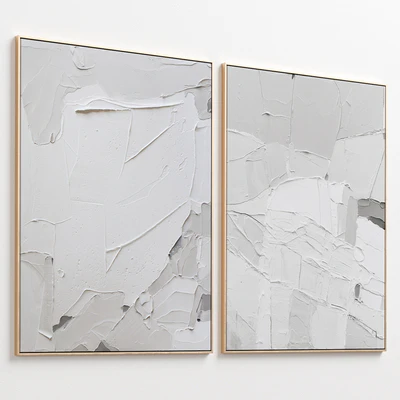 Abstract Textural Plaster Wall Art C-439 — Вид 5