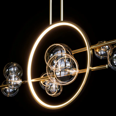 lampatron IONA L HALO pendant light — Ver 3