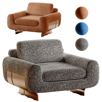 Fendi Gran plie armchair — Ver 1