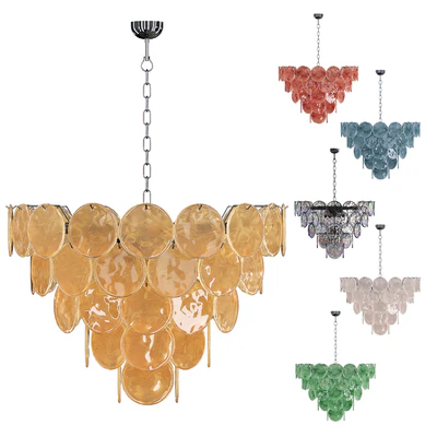 Chandelier Disk 57 murano lamp — скачать
