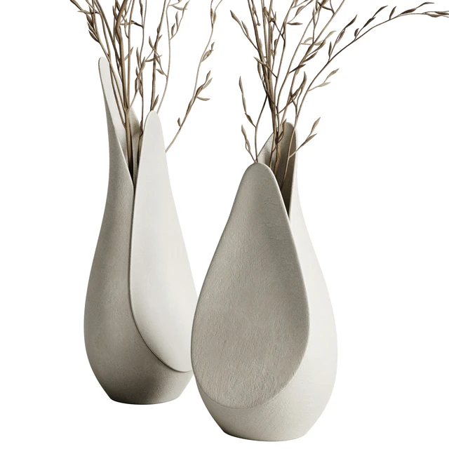 Coals vase from Corner design with branches — Descargar