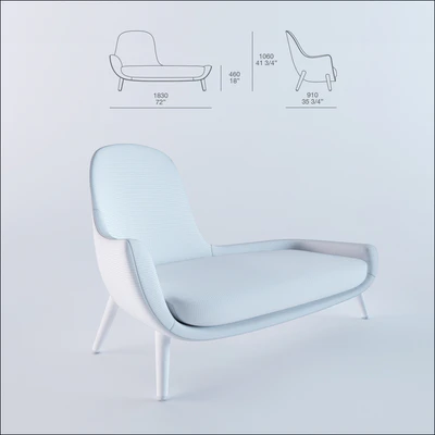 Poliform Mad Chaise Longue — Ver 3