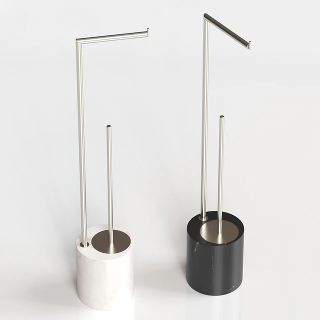 Stand set with bathroom accessories BERTOCCI Carrarino — Скачать