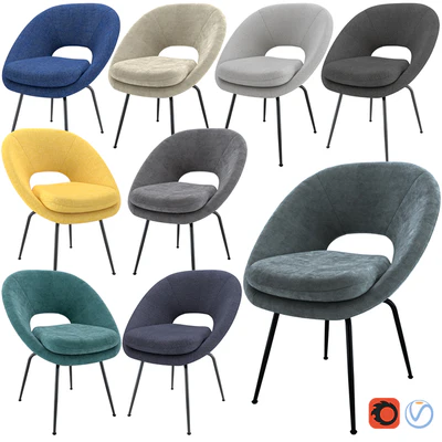 West Elm Orb Dining Chair — Ver 1