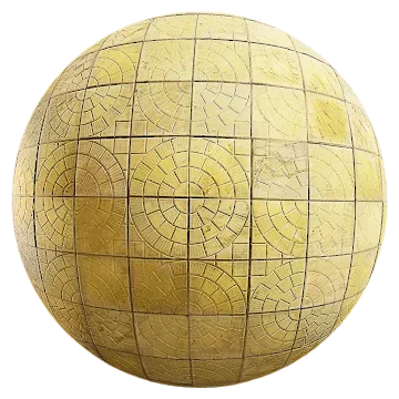 yellow patterned tiles 001 — Descargar