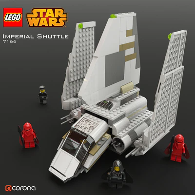 LEGO SW Imperial Shuttle — Вид 1