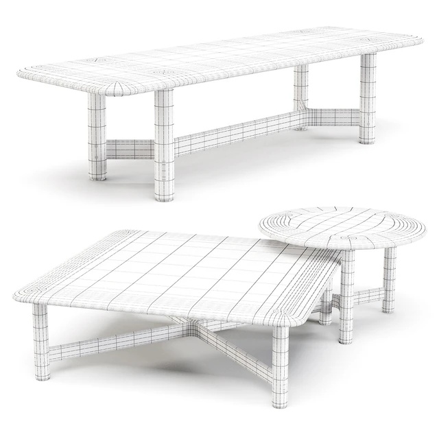 District Eight: Stilt - Coffee Tables Set 02 — Скачать