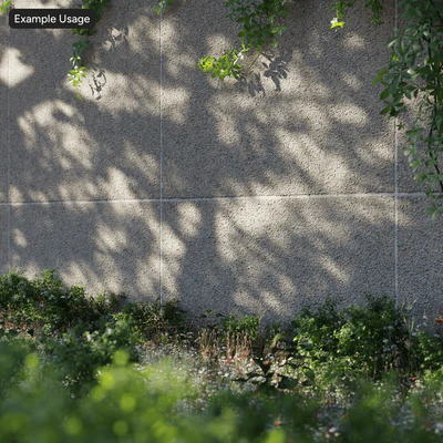 exposed aggregate concrete panel wall texture beige — Вид 6