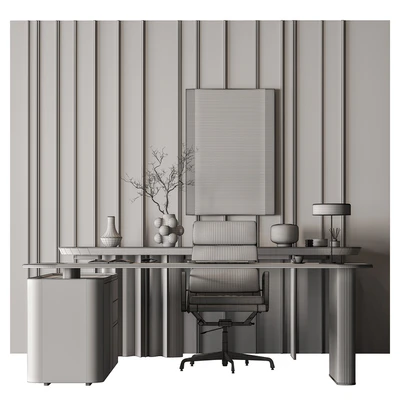 Boss Desk - Office Furniture 671 — Ver 3