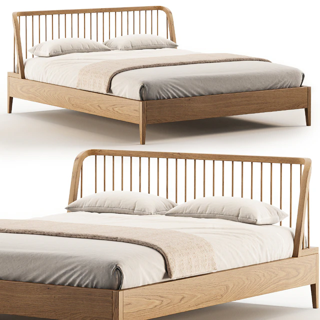 Spindle Oak Bed — Descargar