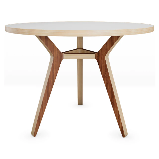 Table Taby walnut white 100 UNIKA MOBLAR — Descargar