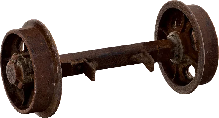 mine cart wheels 001 — Скачать