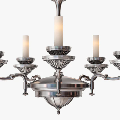 Remains Lighting Silverplate Chandelier — Вид 2