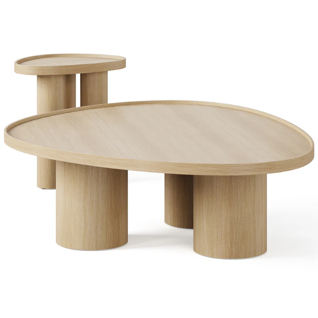 Brasero oak coffee table by LA REDOUTE INTERIEURS — Descargar