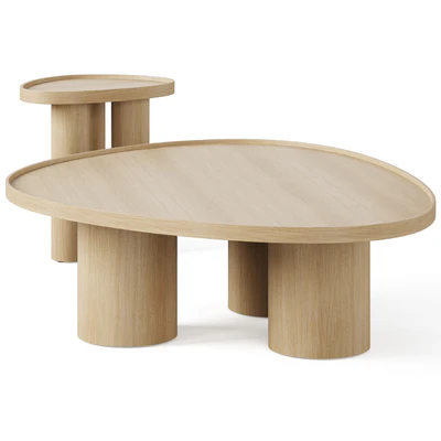 Brasero oak coffee table by LA REDOUTE INTERIEURS — Ver 1