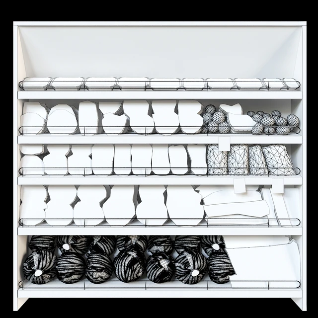 Shelves with vegetables 2 — Скачать