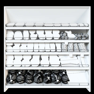 Shelves with vegetables 2 — Вид 2