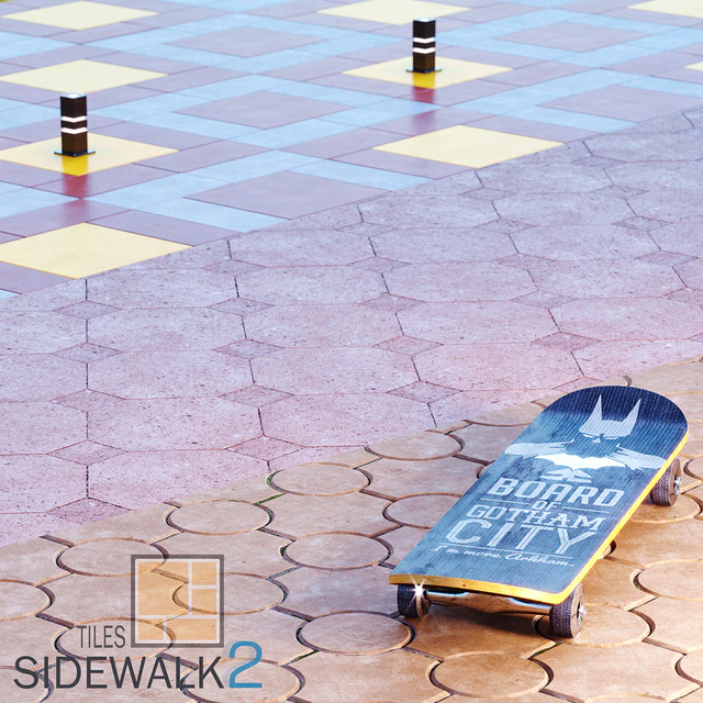 Sidewalk Tiles 2 / Paving Tiles 2 — Descargar