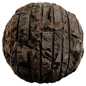 gouged rock wall 001 — Descargar