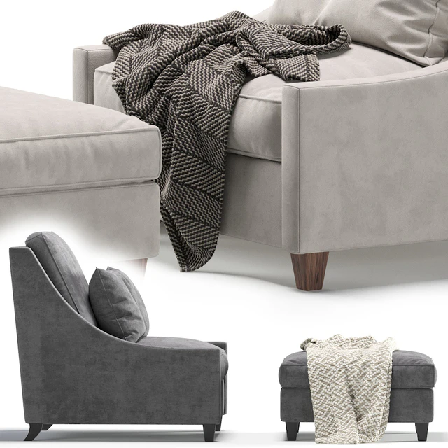 Armchair NAPLES Cazarina Interiors/Кресло НЕАПОЛЬ — Скачать