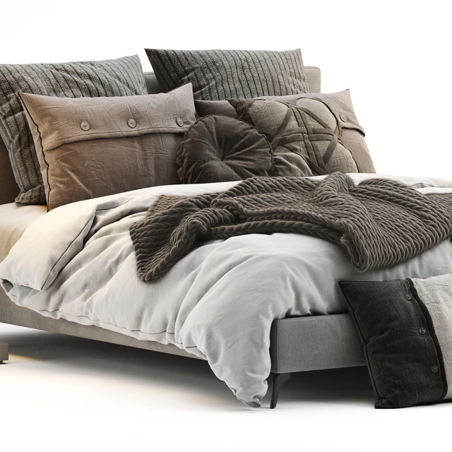 Meridiani Stone Up Bed — Скачать