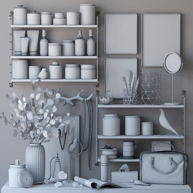 Decorative set for a dressing table — Descargar