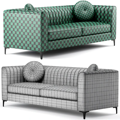 Isabelle Velvet Sofa Meridian Furniture — Вид 3