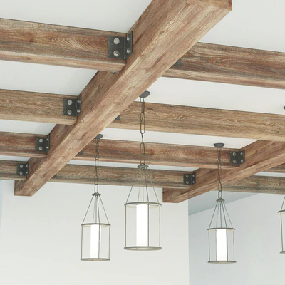 Ceiling beams wooden — View 3