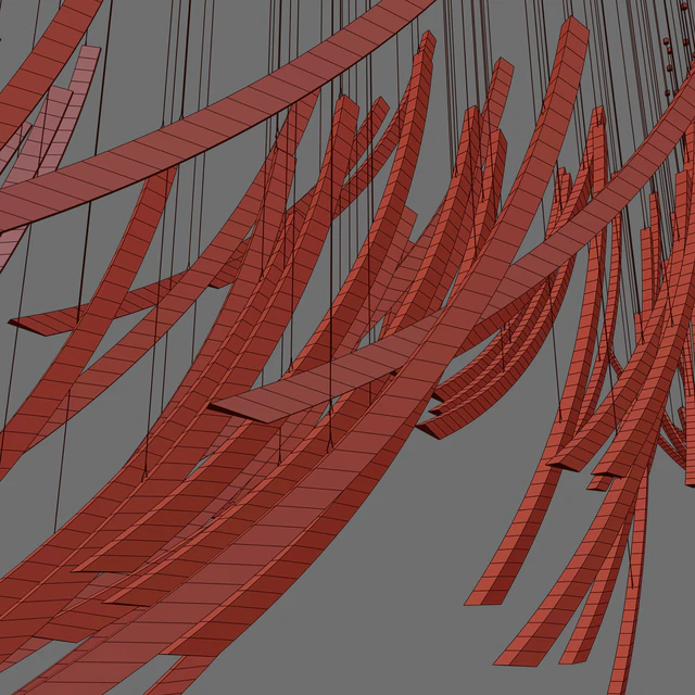 Hanging installation Vargov Design - Samurai — Descargar