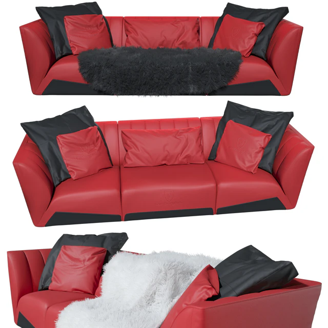 The three-seater sofa Sepang - Tonino Lamborghini — Скачать