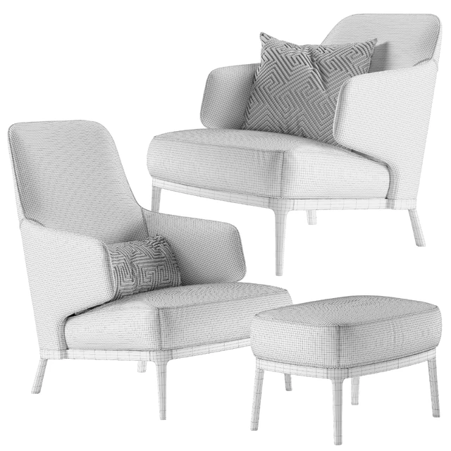 Frigerio Salotti Amanda armchair — Descargar