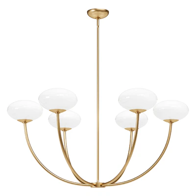 Talia 6 Light Round Chandelier — Ver 4