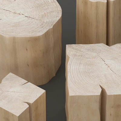 Set of tables from stumps. — Ver 2