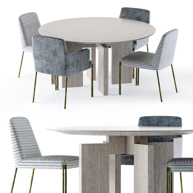 Kelly Wearstler Ida Table and Melange Chair — Descargar